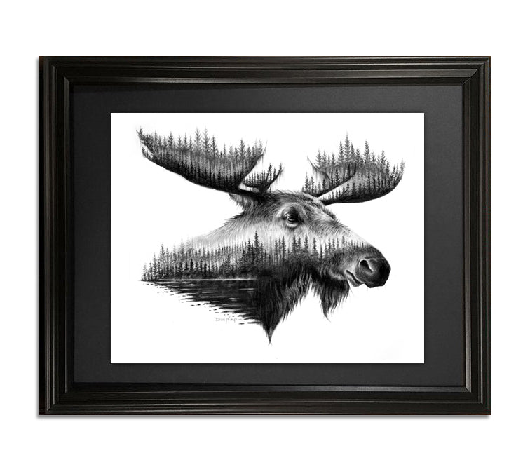 Out of the Woods, Fine Art Original - 13" x 16"