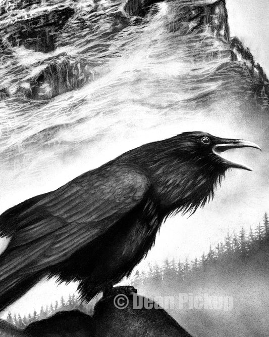 The Rock and the Feather, Fine Art Print - 13"x16"