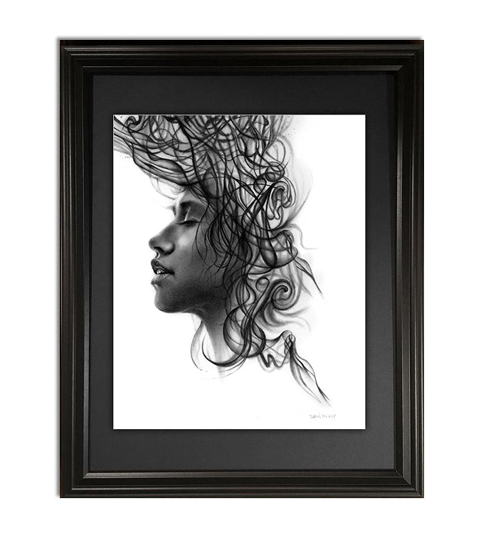 Framed sample of Reverie, by Dean Pickup Art