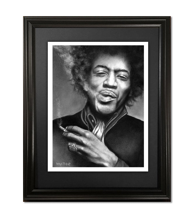 Voodoo Child: Jimi Hendrix, Fine Art Print - 11"x14"