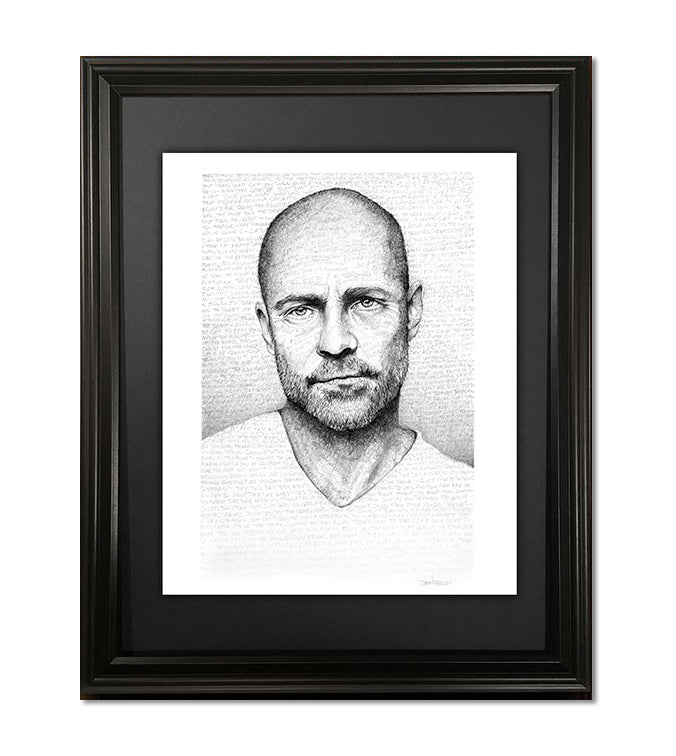Gord Downie Lyrics, Fine Art Print - 11"x14"