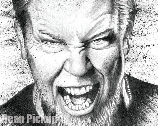 James Hetfield, Fine Art Print - 11"x14"