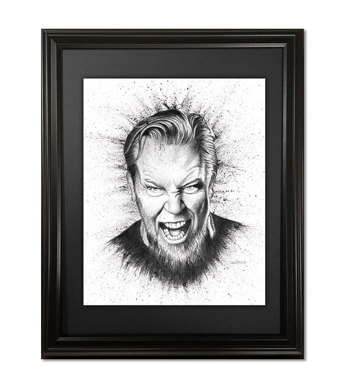 James Hetfield, Fine Art Print - 11"x14"