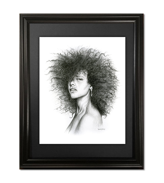 Alicia Keys, Fine Art Print - 11"x14"