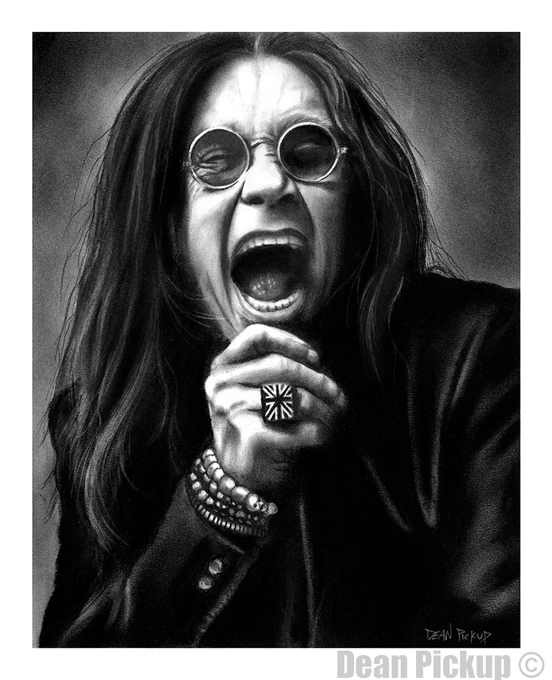 Ozzy Osbourne fine art print for sale by Dean Pickup Art