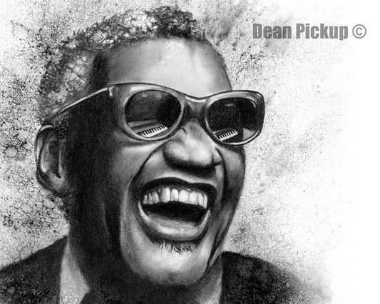 Ray Charles, Fine Art Print - 11"x14"