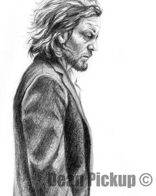 The Song Writer, Eddie Vedder Fine Art Print - 12"x18"