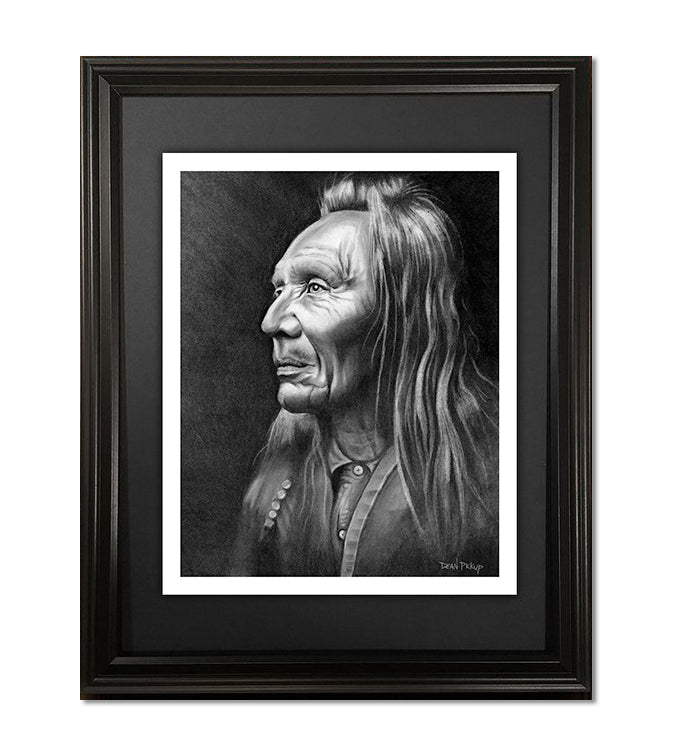Warrior Three Eagles, (Limited) Fine Art Print - 13"x16"