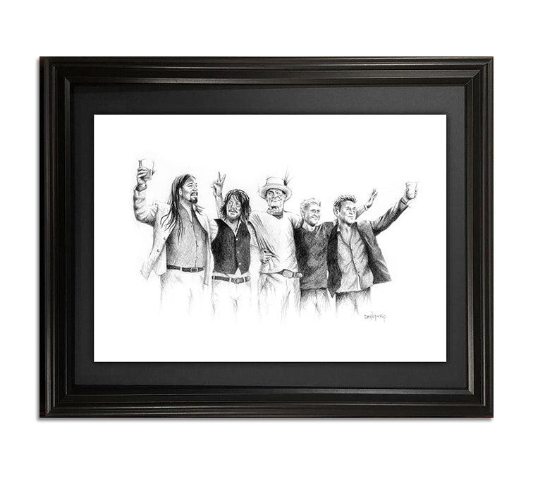 The Final Bow, Tragically Hip Fine Art Print - 12"x18"