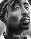 2Pac Tupac Shakur fine art detail