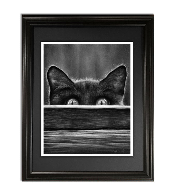 Never Alone, Cat Fine Art Print - 11"x14"