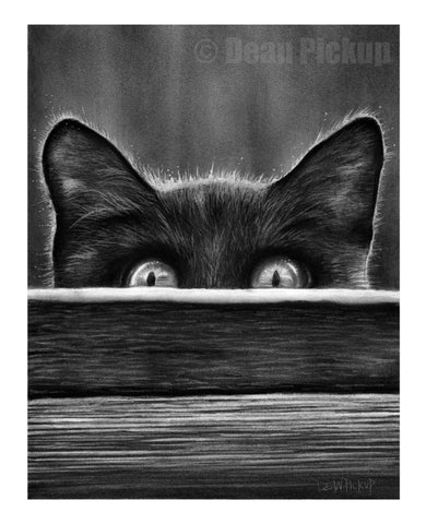 Never Alone, Fine Art Cat Print - 11"x14"