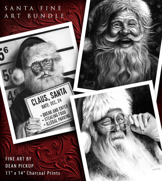 Santa, Fine Art Print Bundle