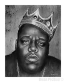 Notorious BIG art print for sale by Dean Pickup Art 