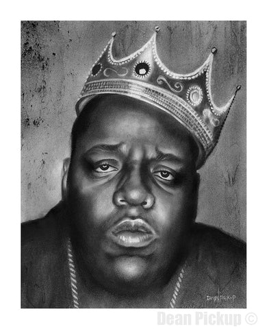 Notorious BIG art print for sale by Dean Pickup Art 