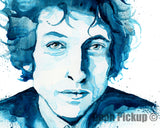 Bob Dylan Fine Art Print - 11"x14"