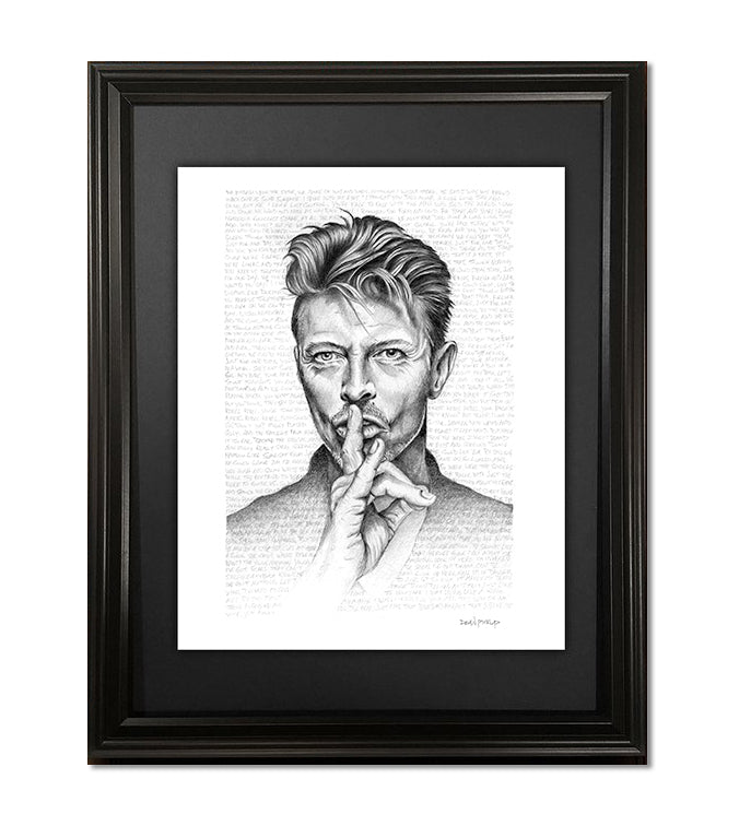 David Bowie, Fine Art Print - 11"x14"