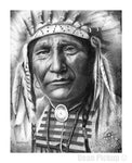 Chief Ghost Bear (Limited) Fine Art Print for sale. Dean Pickup Art