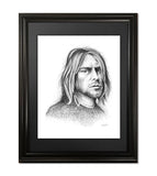 Kurt Cobain Fine Art Print - 11"x14"