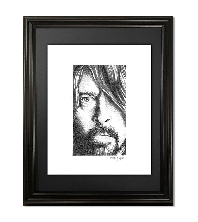 Dave Grohl Close Up, Fine Art Print - 11"x14"