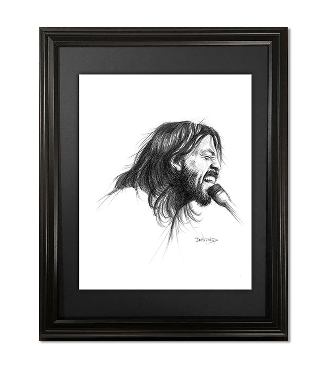 Dave Grohl, Fine Art Print - 11"x14"