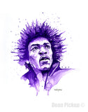 Jimmy Hendrix Fine Art Print for sale. Dean Pickup Art