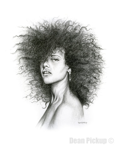 Alicia Keys Fine Art Print for sale. Dean Pickup Art