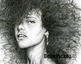 Alicia Keys Fine Art Print - 11"x14"