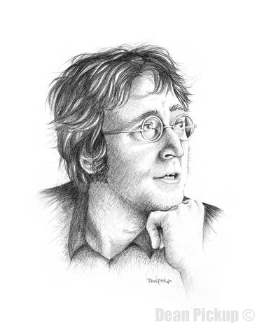 John Lennon Fine Art Print for sale. Dean Pickup Art