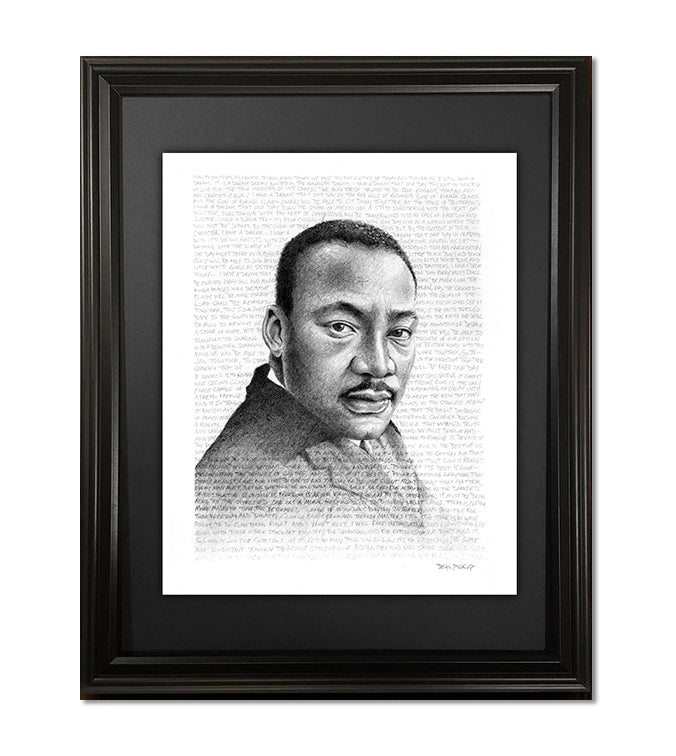 Martin Luther King, Fine Art Print - 11"x14"