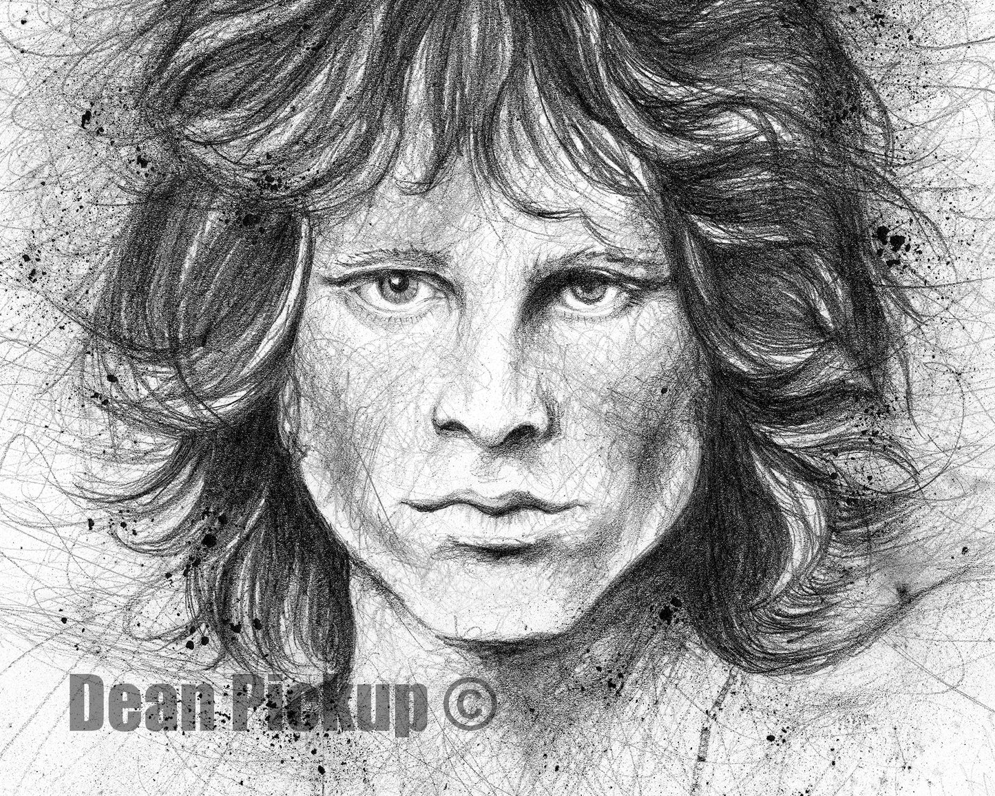 Jim Morrison, Fine Art Print - 11"x14"