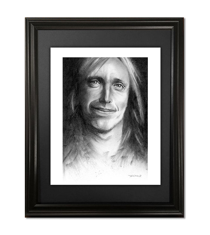 Tom Petty, Fine Art Print - 11"x14"