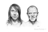 "Two Peppers" Fine Art Print for sale. Dean Pickup Art