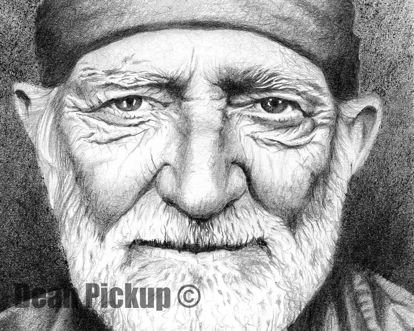 Willie Nelson, Fine Art Print - 11"x14"