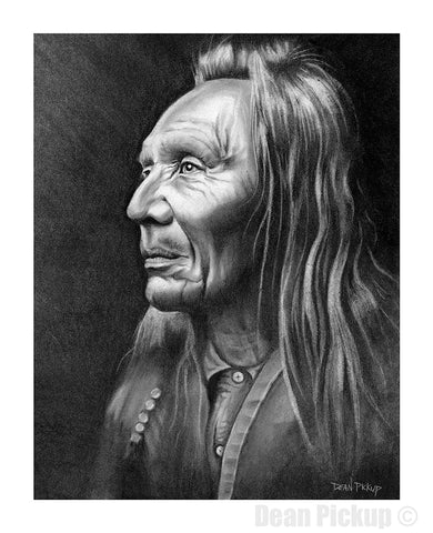 Warrior Three Eagles (Limited) Fine Art Print for sale by Dean Pickup Art