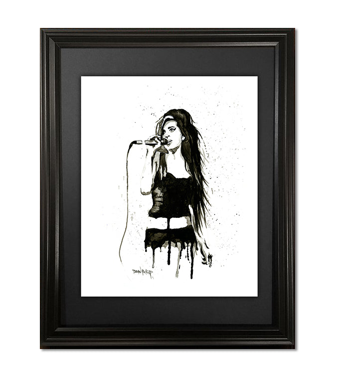 Amy Winehouse, Fine Art Print - 11"x14"