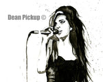 Amy Winehouse Fine Art Print - 11"x14"